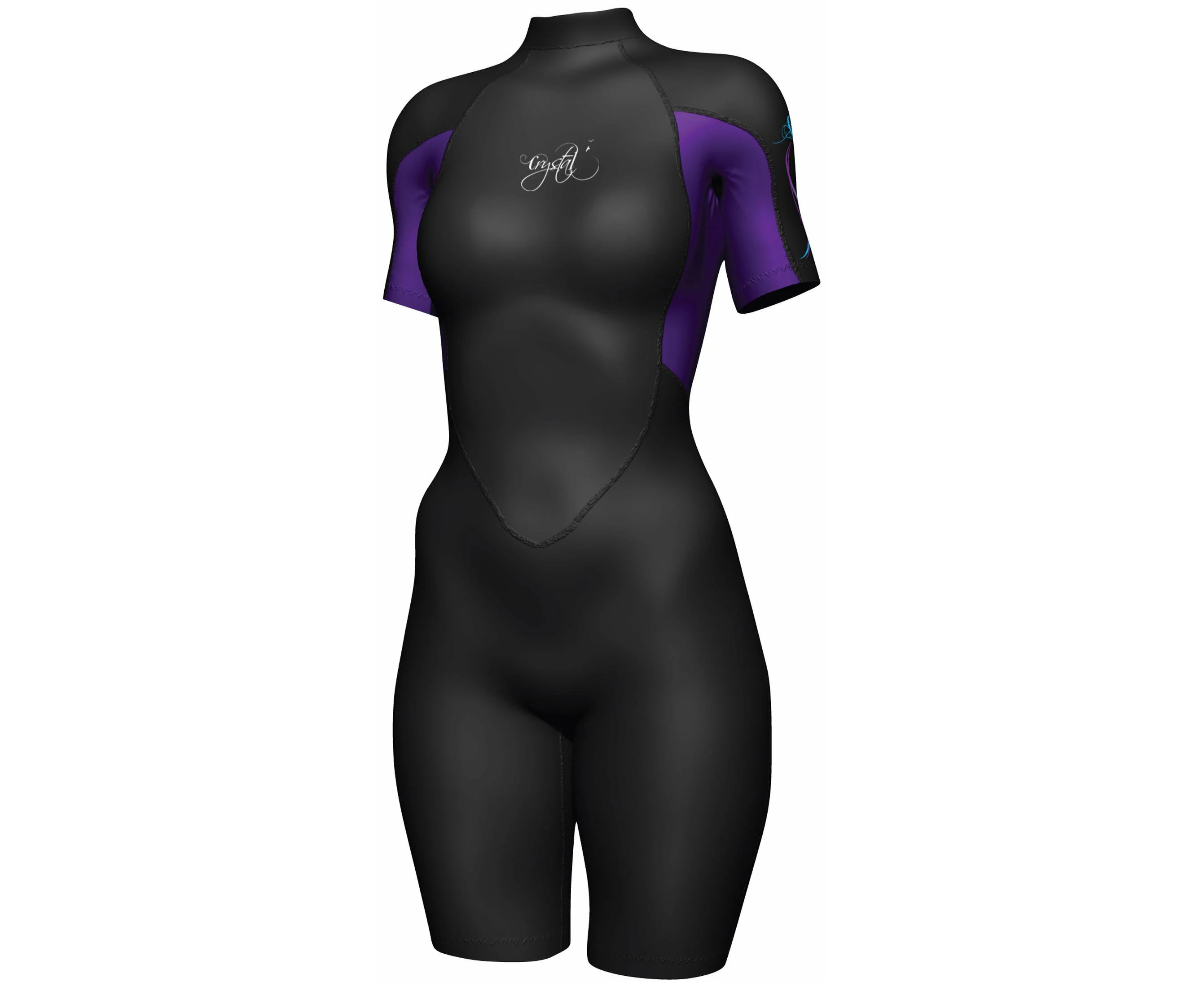 Womens Superstretch Springsuit (Purple/Black) - Ladies 16