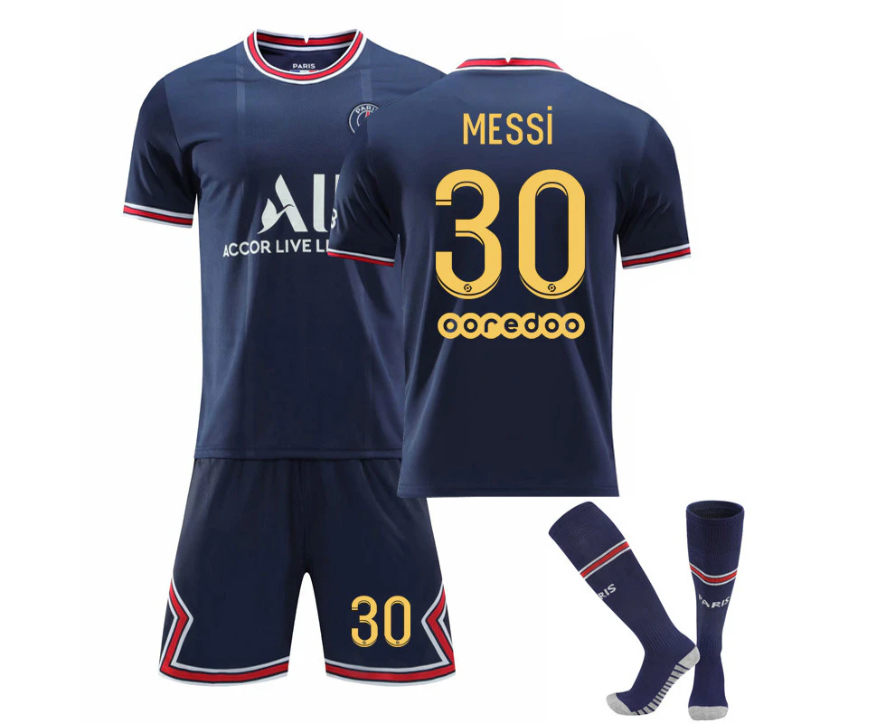 Paris Saint-Germain Sports Gold Numbers on Jersey to Honor Messi’s 7th Ballon D’Or