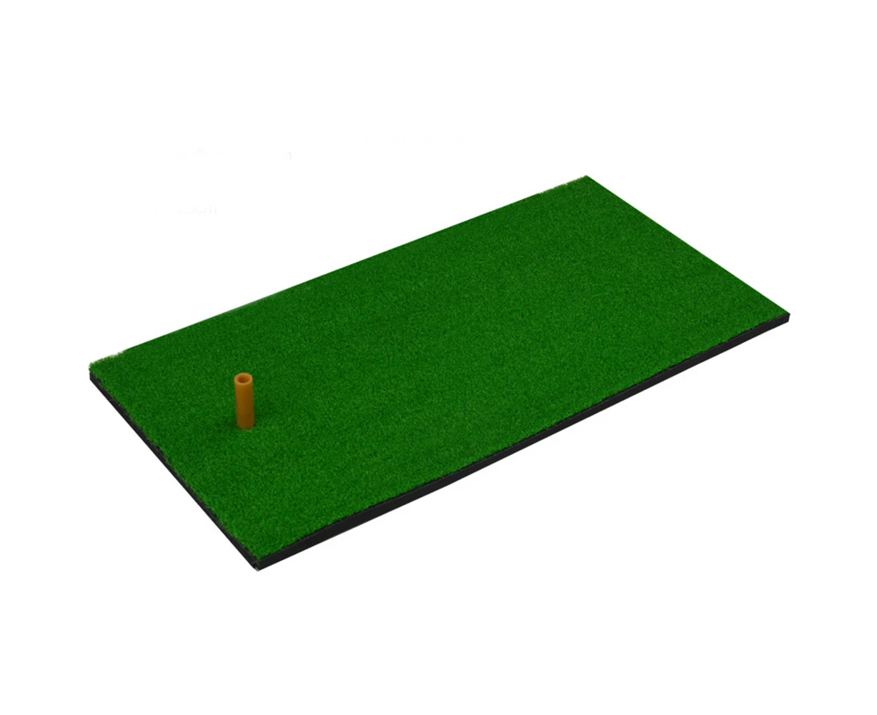 60x30cm Outdoor Indoor Golf Mat Training Practice Hitting Faux Grass Pad Cushion - Green