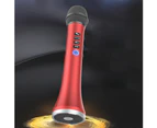 Bluebird Wireless Karaoke Microphone Bluetooth-compatible Speaker Handheld Singing KTV Party Supply-Red