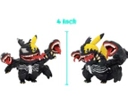 Anime Pikachu Action Figure  Heroes Statues Collection Birthday Gifts PVC 4 Black