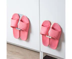 Sunshine Shoes Rack Punch-free Space-saving ABS Bathroom Wall Shoes Storage Organizer Dorm Supplies -Blue