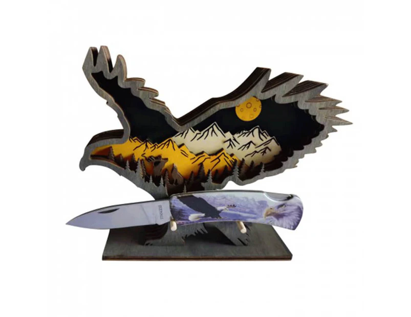 Decorative Folder with Display Stand - Eagle