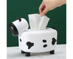 Cute Tissue Box Holders Cow Shape Decorative with Cute Toothpick Dispenser Funny for Bathroom,Living Room,Home,Office -style 2