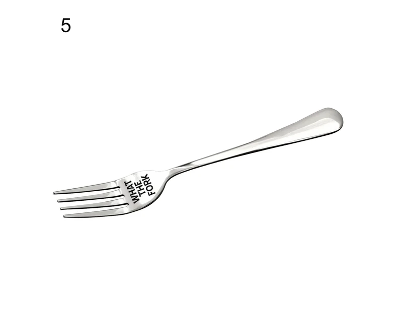 Long Handle Fruit Fork Rust-resistant Stainless Steel Comfortable to Hold Beefsteak Fork for Dining Table 5