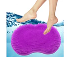 Foot Scrubber Massager, Shiatsu Mat With Non-Slip Suction Cup