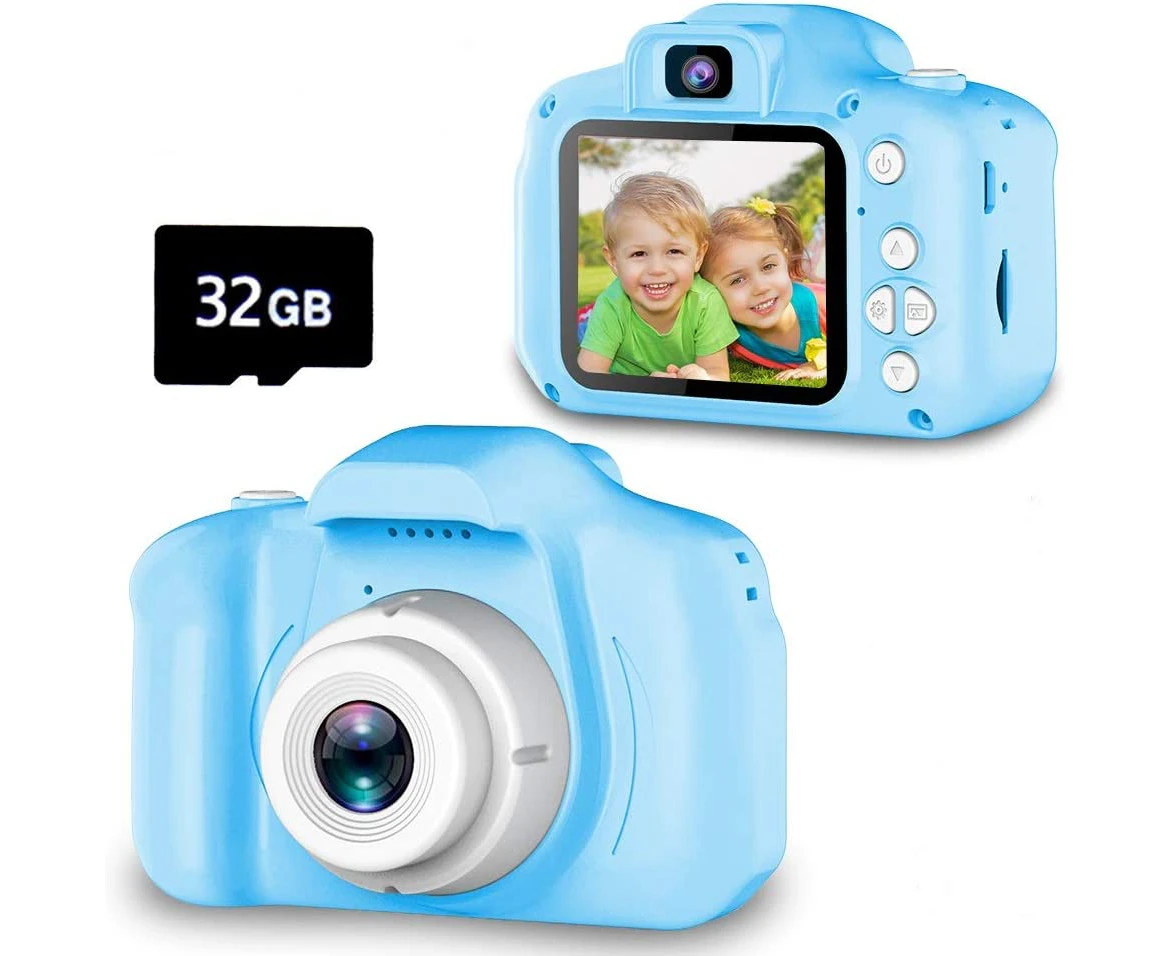 Upgrade Kids Selfie Camera,Birthday Gifts for Girls Age 3-9, HD Digital Video Cameras for Toddler, Portable Toy for 3 4 5 6 7 8 Year Old Girl