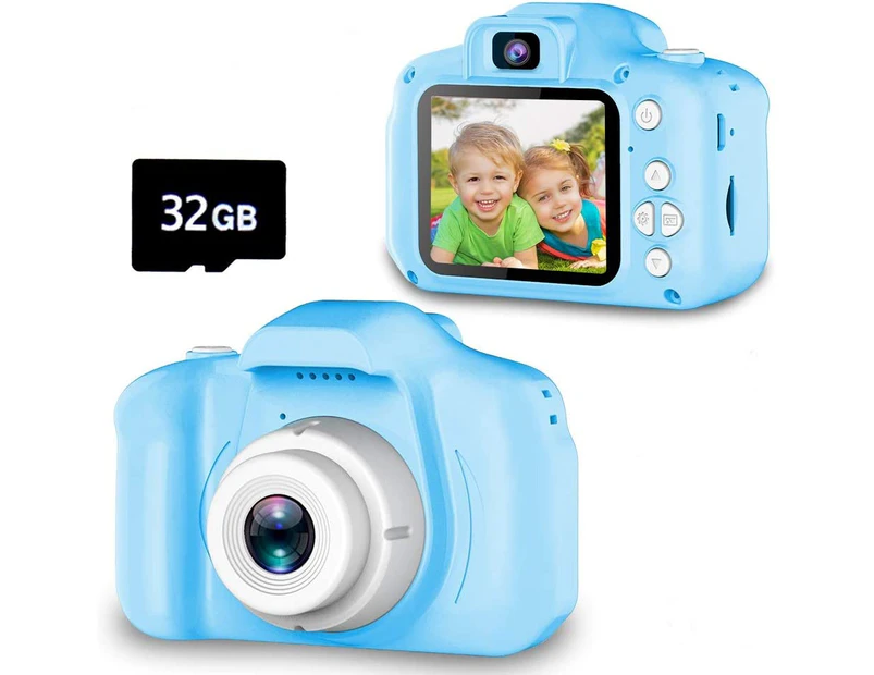 Upgrade Kids Selfie Camera,Birthday Gifts for Girls Age 3-9, HD Digital Video Cameras for Toddler, Portable Toy for 3 4 5 6 7 8 Year Old Girl