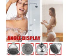 High Pressure High Flow Water Saving Shower Head Powerful 5 Settings Detachable Save Water Spray Wall-Mounted Filtered