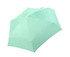 5-Fold Super Lightweight Mini Anti-UV Rainproof Folding Pocket Umbrella Parasol-Green - Green