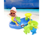 9Pcs/Set Beach Sand Toy Delicate Craft Stylish Smooth Surface Beach Sandbox Shovel Set for Child-9pcs