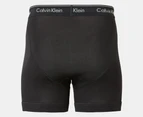 Calvin Klein Men's 100% Cotton Boxer Briefs 3-Pack - Black/Grey/White