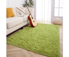 Soft Fluffy Area Rugs for Bedroom Kids Room Plush Shaggy Nursery Rug Furry Throw Carpets for Boys Girls -1.3 x 2 Feet Green Grass