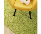 Soft Fluffy Area Rugs for Bedroom Kids Room Plush Shaggy Nursery Rug Furry Throw Carpets for Boys Girls -1.3 x 2 Feet Green Grass