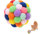 Soft Pom Poms for Cats - Lightweight, Interactive, Various Colors - Stuffed Balls for Kitten Training and Play - Pom Poms for Cats Pet Products