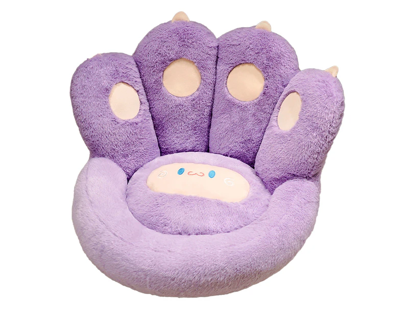 Cat paw cushion, couch cushion, office chair cushion, dining room cushion, bedroom cushion Purple Small