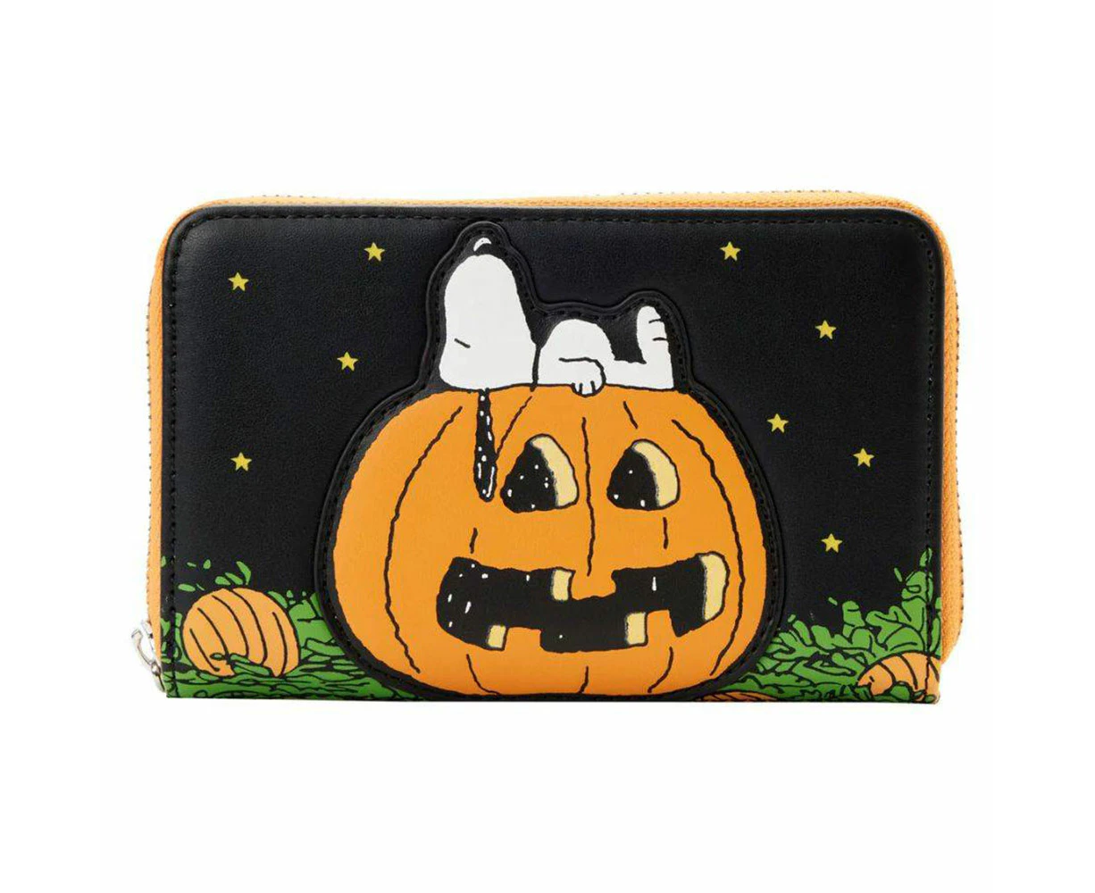 Peanuts Great Pumpkin Snoopy Doghouse Zip Purse