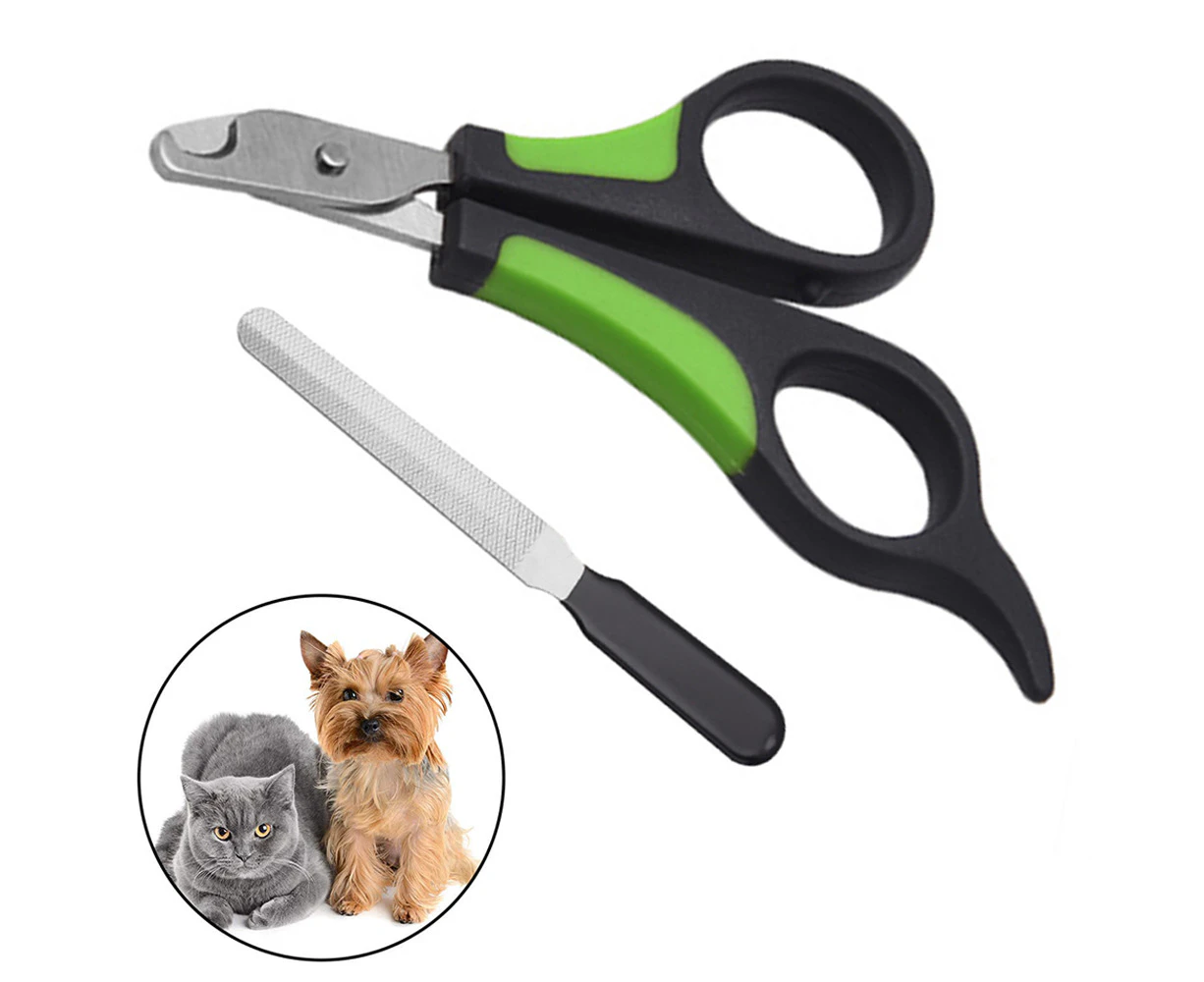 Cat Nail Clipper Stainless Steel, Pet Claw Clipper Trimmer, Professional Home Grooming Small Animals