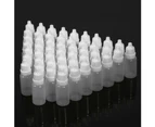 50Pcs 10ml Empty Squeeze Dropper Bottles Eye Drop Liquid Storage Containers