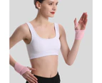 Sports Bracer Adjustable Breathable Elastic Splint Fractures Carpal Tunnel Wristband for Gym -Pink