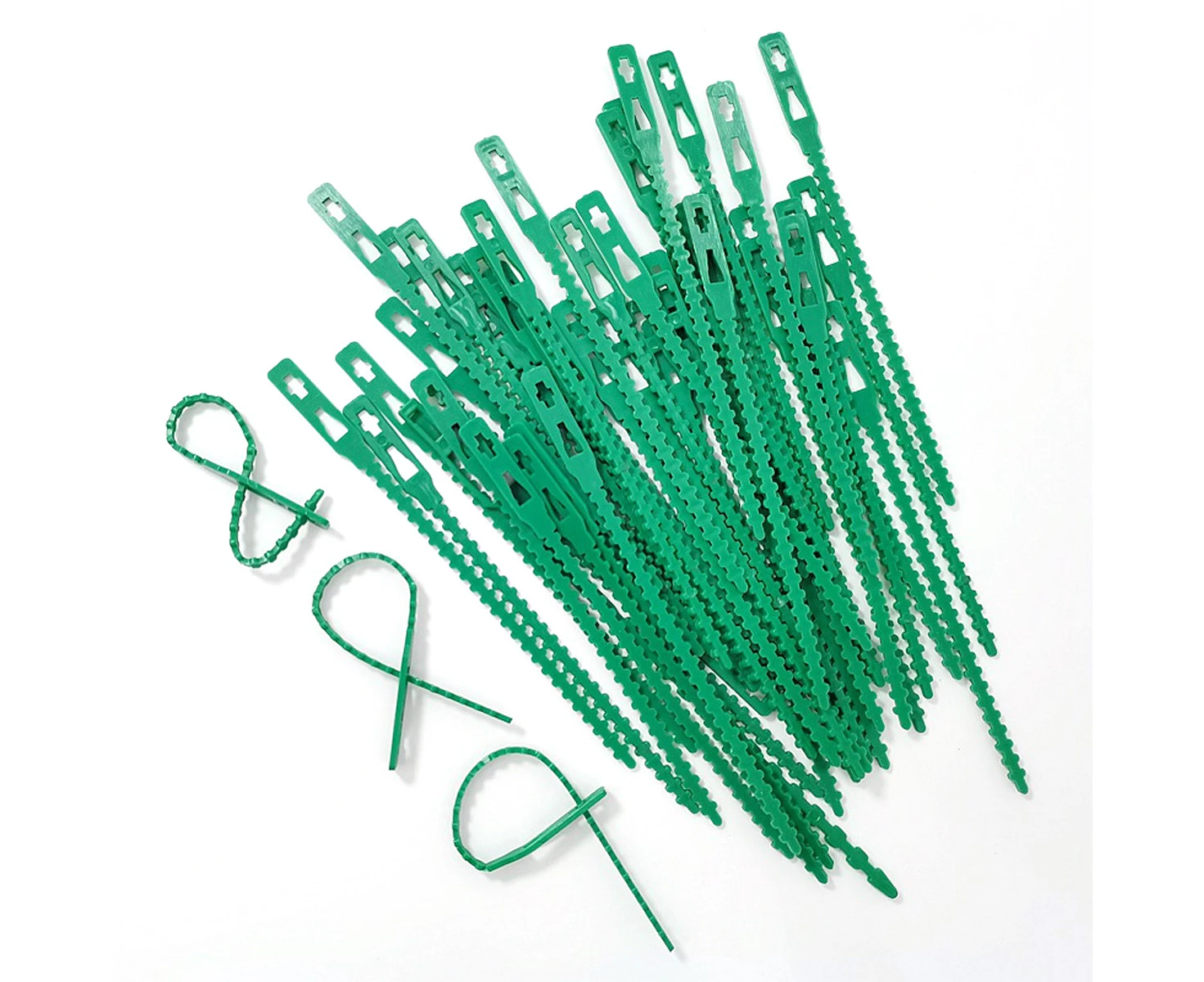 150Pcs Adjustable Garden Plant Twist Ties, Flexible Plastic Twist Ties Multi-Use For Secure Vine