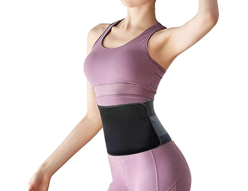 Sweat Belt Waist Trainer Band Lumbar Support with Effect Workout