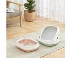 Semi-closed Detachable Anti-splash Pet Cats Sand Litter Box Toilet with Scoop-S 2#