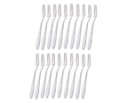 20Pcs Stainless Steel Small Fruit Fork Dessert Cake Salad Forks Cutlery Dining