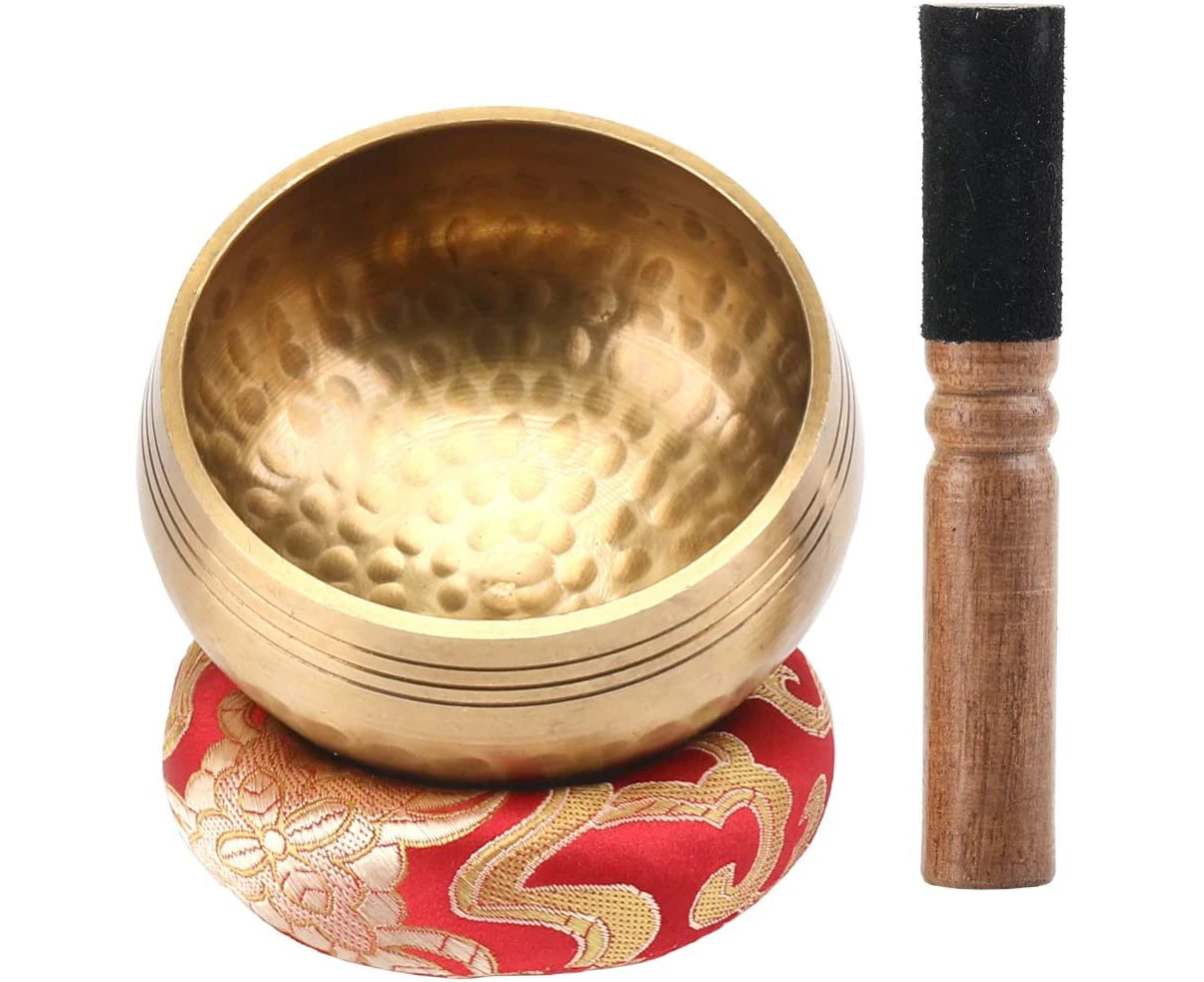 Original Singing Bowl, Handmade Singing Bowl, Singing Bowl Set With Leather Mallet And Singing Bowl Cushion