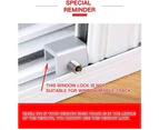 6Pack Sliding Windows Lock Stop，Aluminum Window Security Safety Locks for Kids and Pets，Aluminum Alloy Door and Windows Safety Lock with Keys