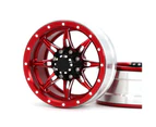 4Pcs/Set 1.9 Inch Wheel Rim Metal Parts for 1/10 Remote Crawl Car TRX4 SCX10 D90 Red