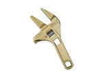 Multifunctional Short Handle Large Opening Adjustable Wrench, Style: Golden Bathroom