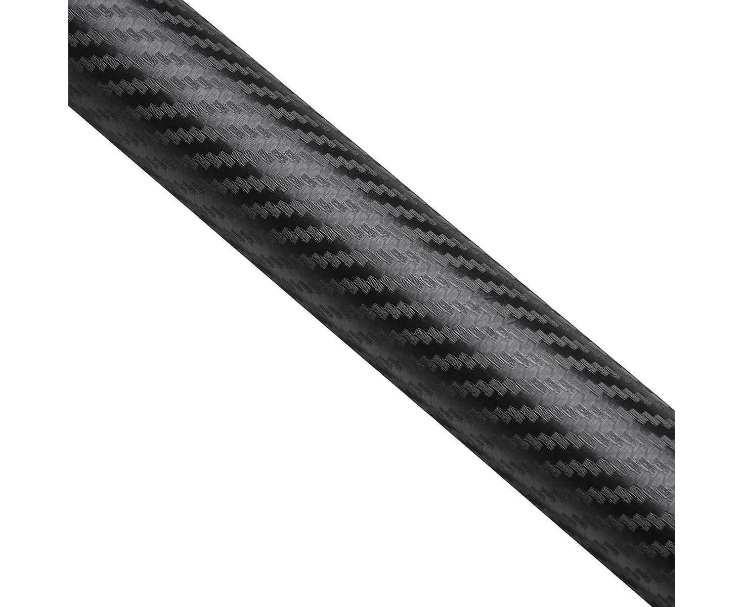 3D Carbon Fiber Car Sticker Vinyl Wrap Decal Sheet Roll Film DIY 127X20cm: white