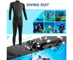 Summer Men Wetsuit Full Bodysuit 3mm Round Neck Diving Suit Stretchy Swimming Surfing Snorkeling Sportsuit