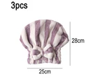 Hair Drying Caps Microfiber Hair Drying Towels Elastic Bow-Knot Shower Cap Super Soft Absorbent