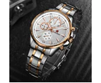 NAVIFORCE Classic Casual Business Male Watches Stainless Steel Waterproof Wristwatch Quartz Date Display Clock Relogio Masculino