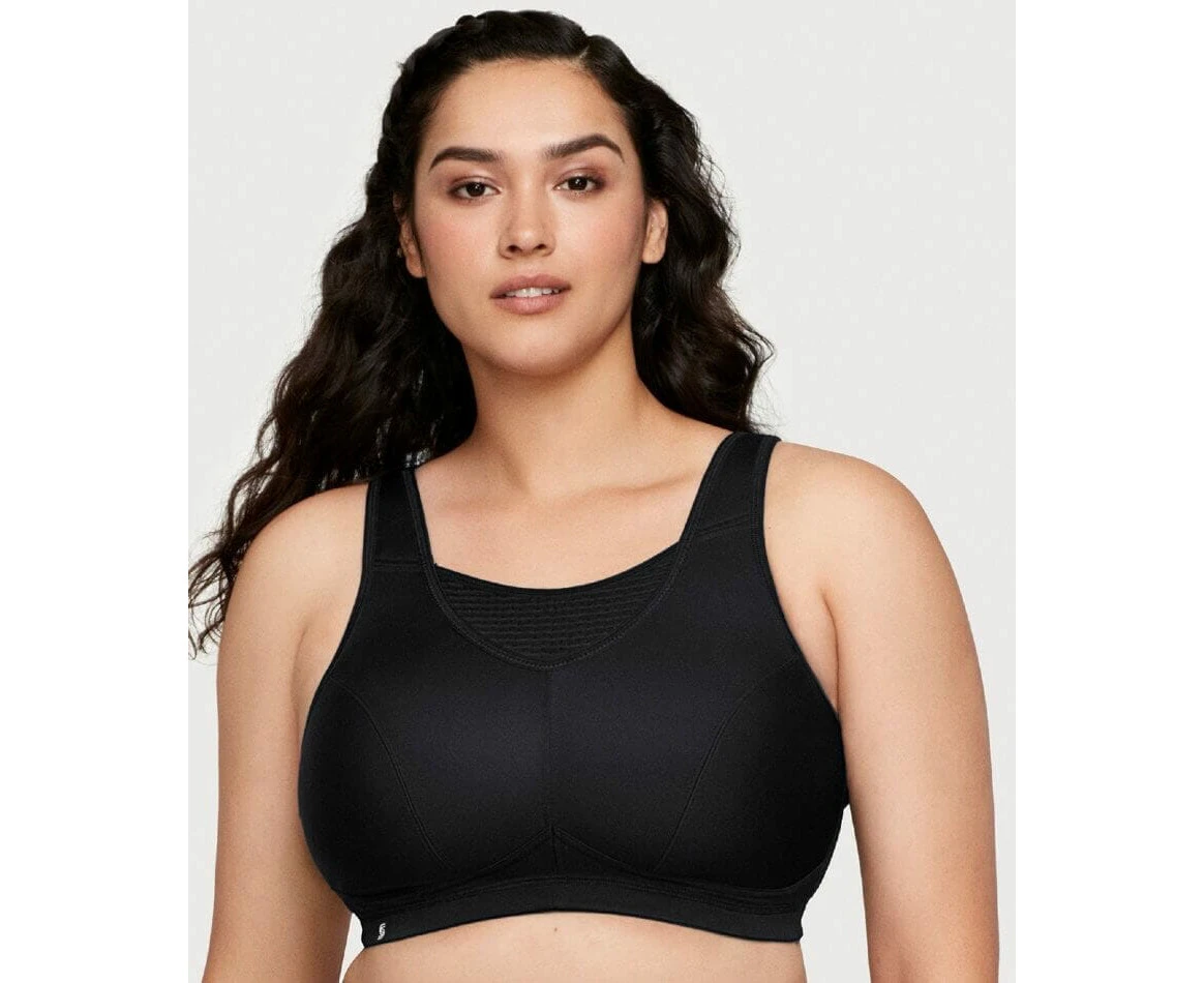 Glamorise No-Bounce Camisole Elite Wire-free Sports Bra - Black