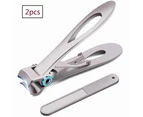 Nail Clipper Great For Thick Nails, Mitening Wide Jaw Opening Nail Clipper Stainless Steel Nail Cutter Nail Scissors