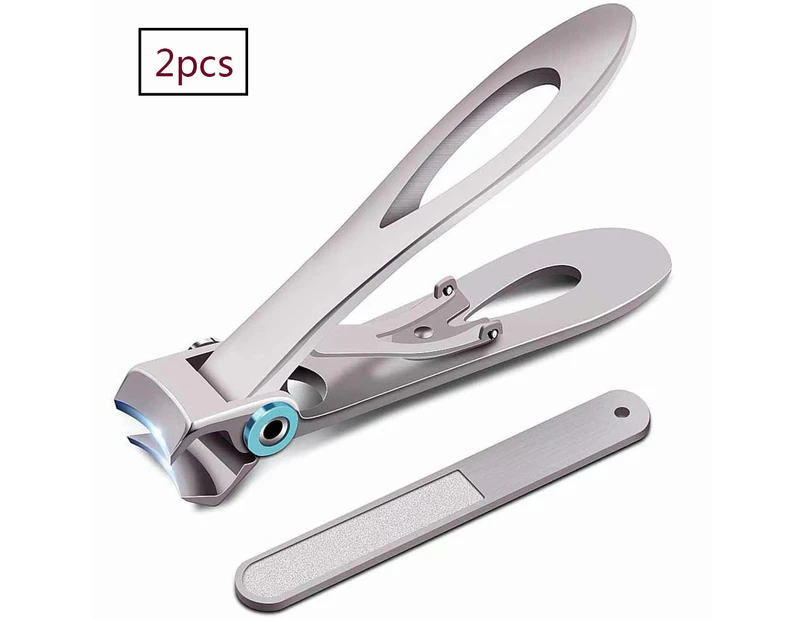 Nail Clipper Great For Thick Nails, Mitening Wide Jaw Opening Nail Clipper Stainless Steel Nail Cutter Nail Scissors