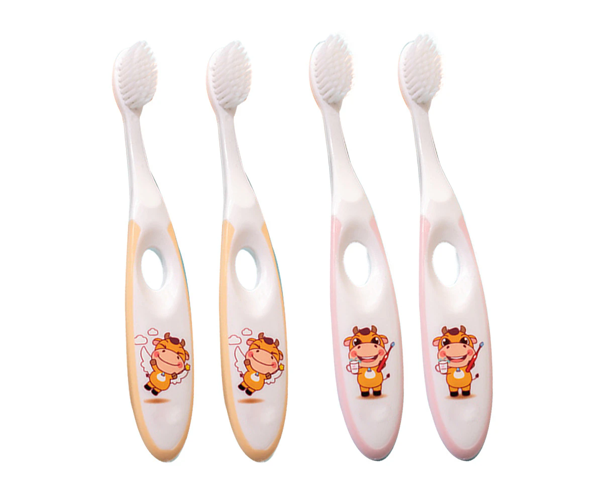 Kids Toothbrush - Toothbrushes Cartoon Toddlers Toothbrushes Bristle Toothbrushes for Children-style 3