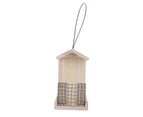 Bird Feeder Outdoor Hanging Wooden House Bird Feeding Tool For Garden Yard Outdoor Decoration