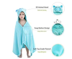 Baby Hooded Animal Bath Towels Ultra Soft Large Swimming Beach Bathrobe, Perfect Shower Gifts for Toddlers 0-5T