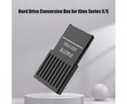 1 Set Hard Drive Conversion Box One Card Dual-purpose High-Speed Line External Hard Drive Expansion Card Box for Xbox Series X-Black