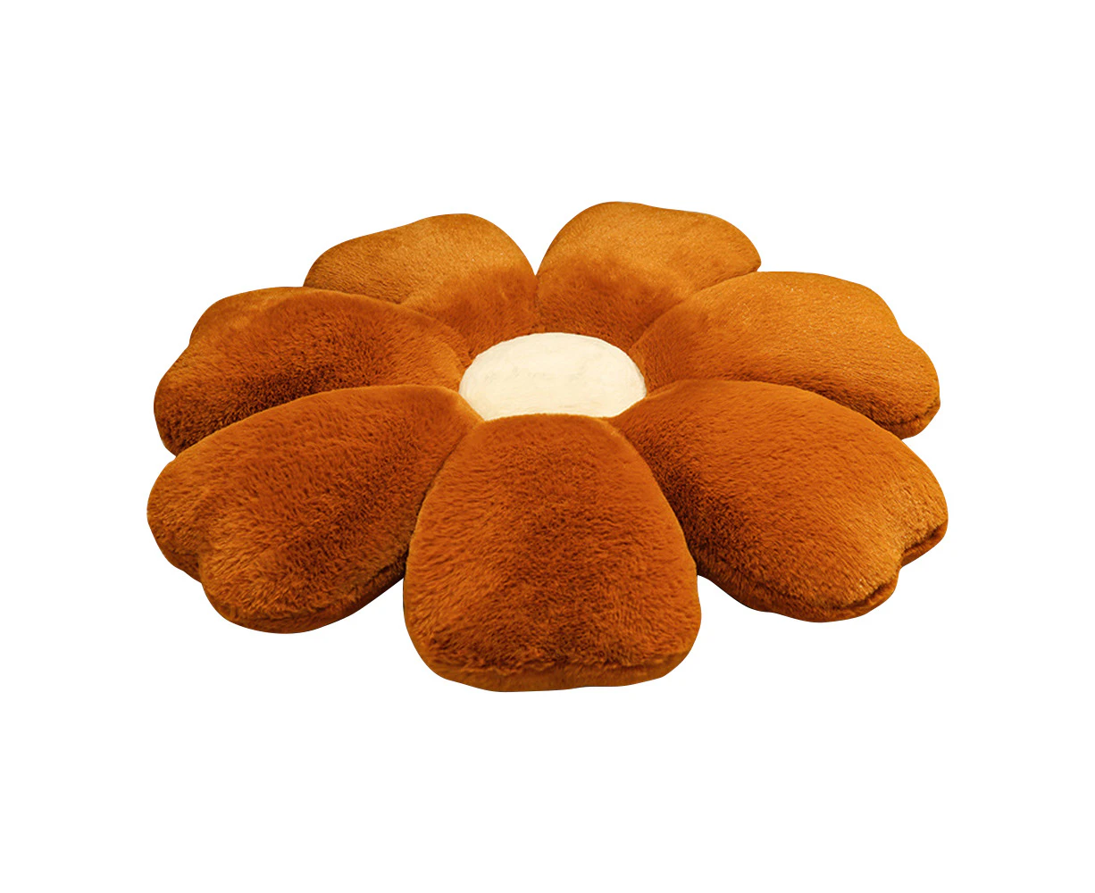 Cushion OF flower MODELLING installs APPLY TO CHILDREN ROOM OF BEDROOM sitting room Caramel colour