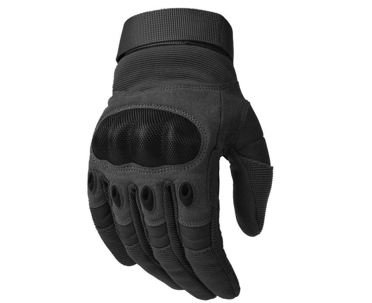 Motorcycle Gloves Army Military Tactical Motorbike Hiking Outdoor Sports - Black