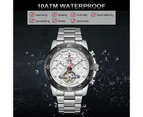 NAVIFORCE Casual Automatic Mechanical Watch for Men Fashion Sport Waterproof Wristwatch Date and Day Display Clock Reloj Hombre