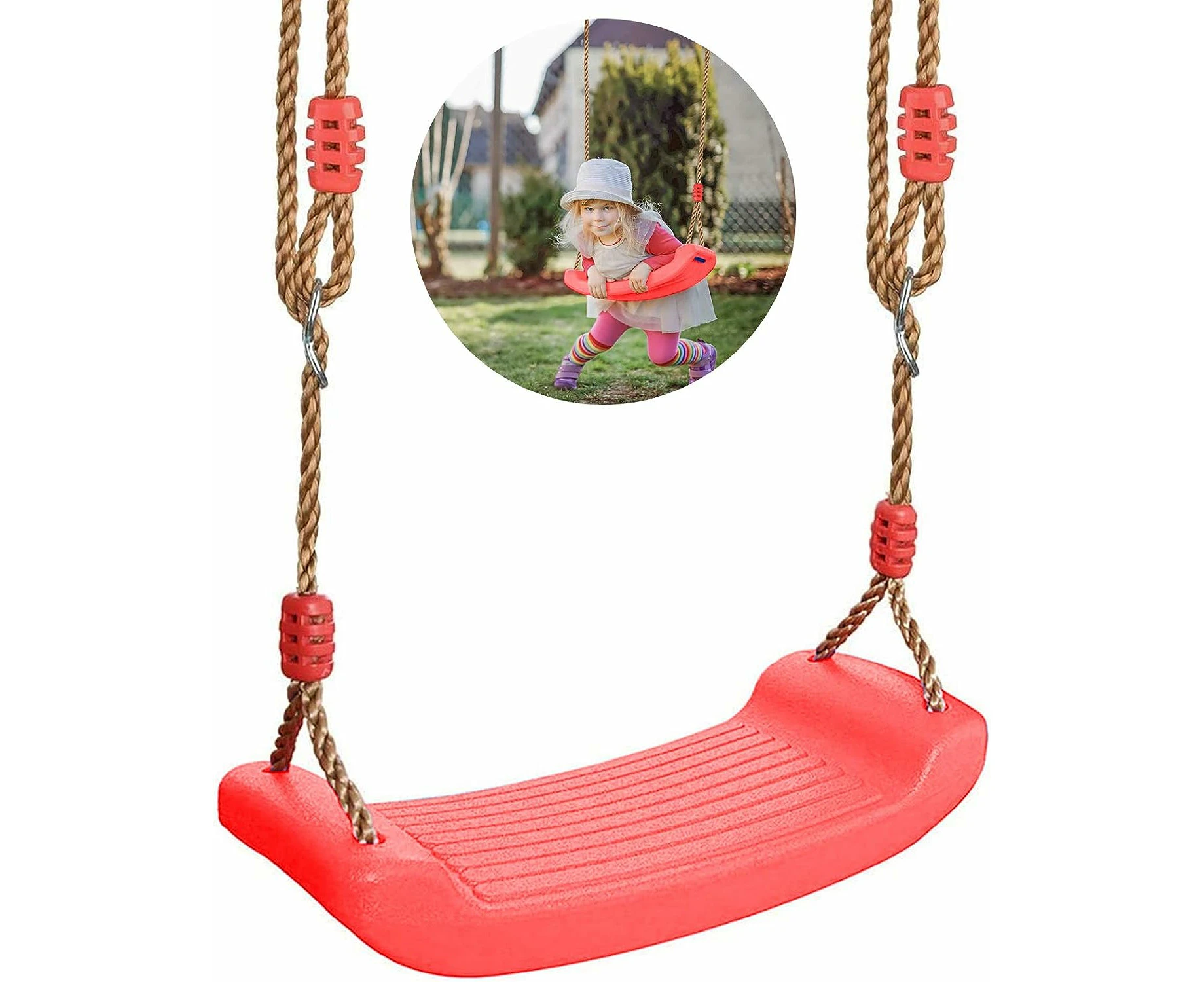 Swing Seat, Plastic Swing, Garden Swing, Indoor And Outdoor Children'S Swing, Playground Swing, Swing Seat,Burp