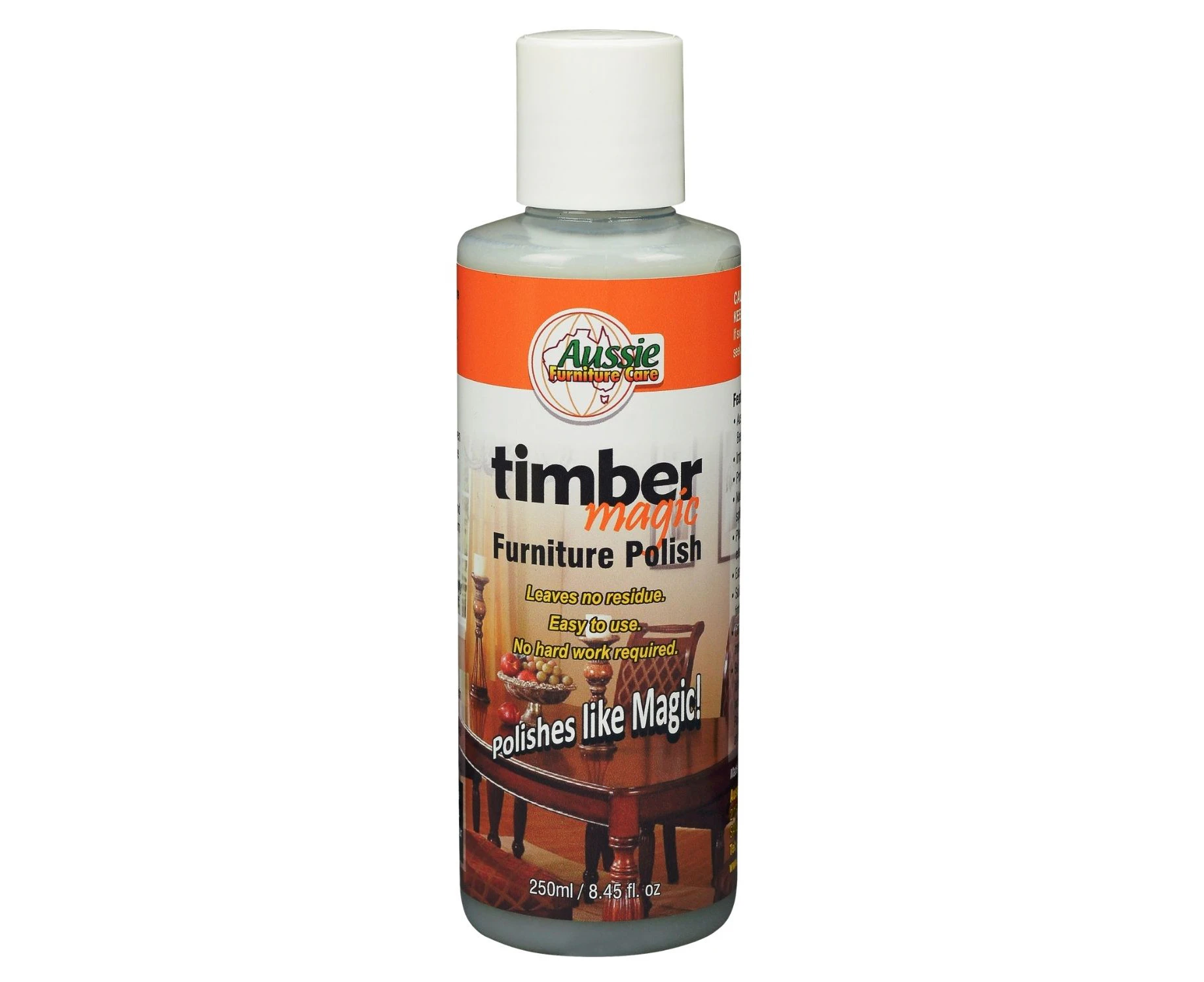 Timber Magic Liquid Beeswax Furniture Wax Polish 250ml