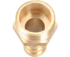 6 Pieces Barbed Wire Fitting Solid Brass Connector, Male / Female Thread. Pond / Pool / Hose Hose Adapters, External Thread & Female Thread