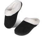 Women'S Men'S Slippers Memory Foam Comfortable Wool Plush Lining Indoor And Outdoor Sports Shoes With Arch Support